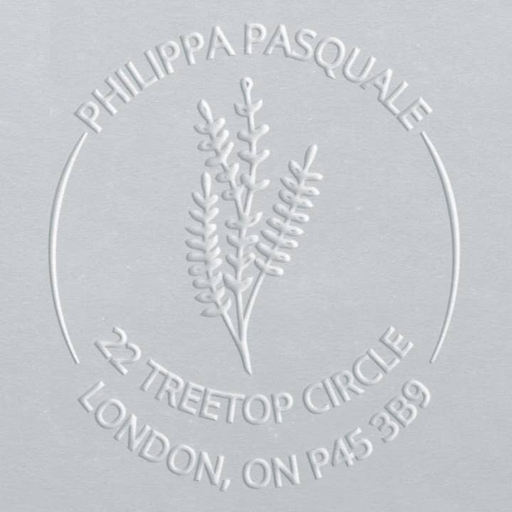 Address Embosser - Lavendelstäbchen für den Großhandel von Ladd Stamps