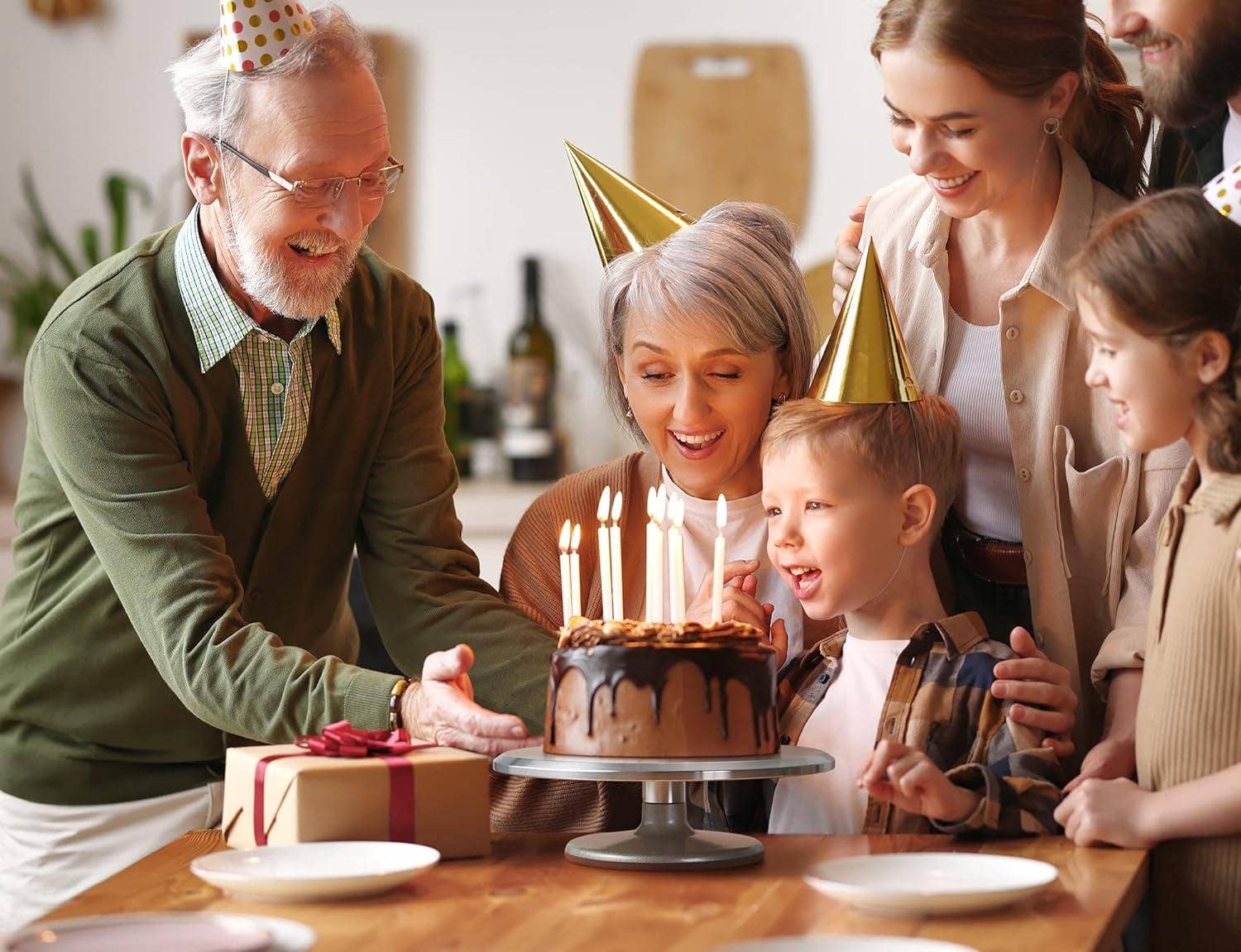 VIGOR – Suporte de bolo por atacado – Suporte giratório para bolo giratório de liga 12"8