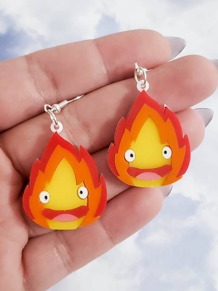 Fire Earrings for wholesale by Pop Pastel