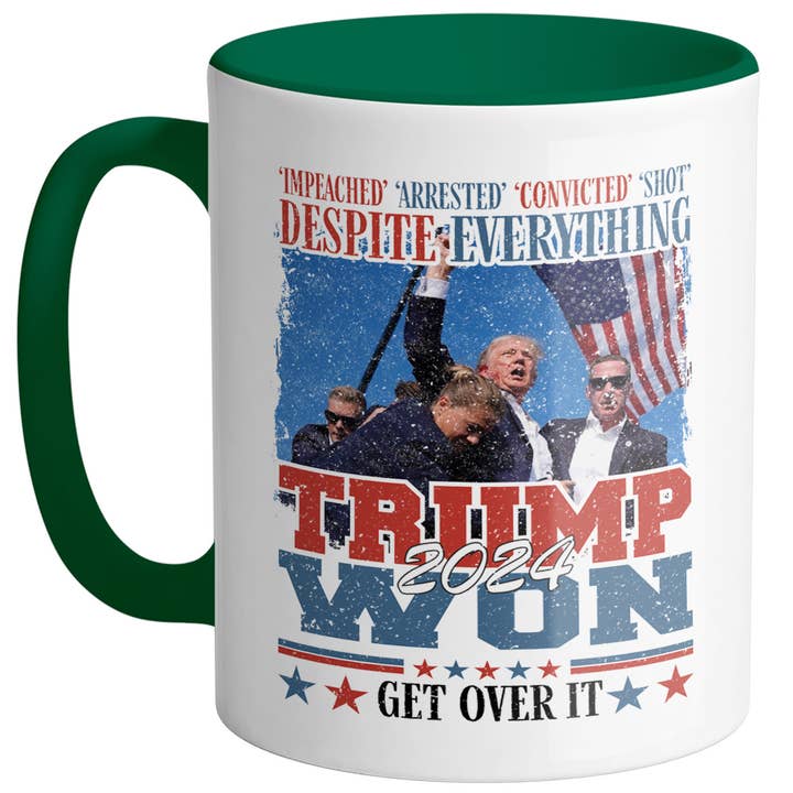 God And Glory Gifts - Wholesale Coffee Mug - Despite Everything Trump Won Ceramic Coffee Cup