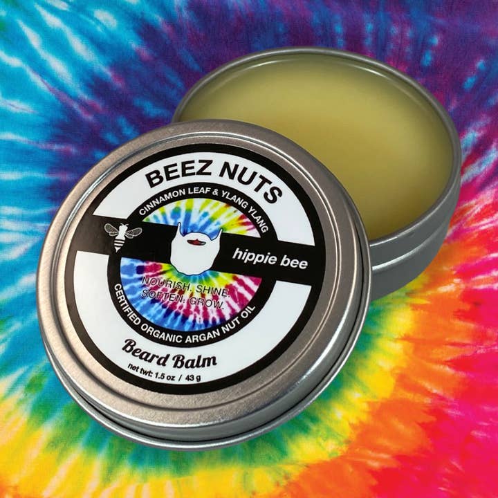 Beez Nuts Balms - Wholesale Beard styling product - Hippie Bee Beard Balm1