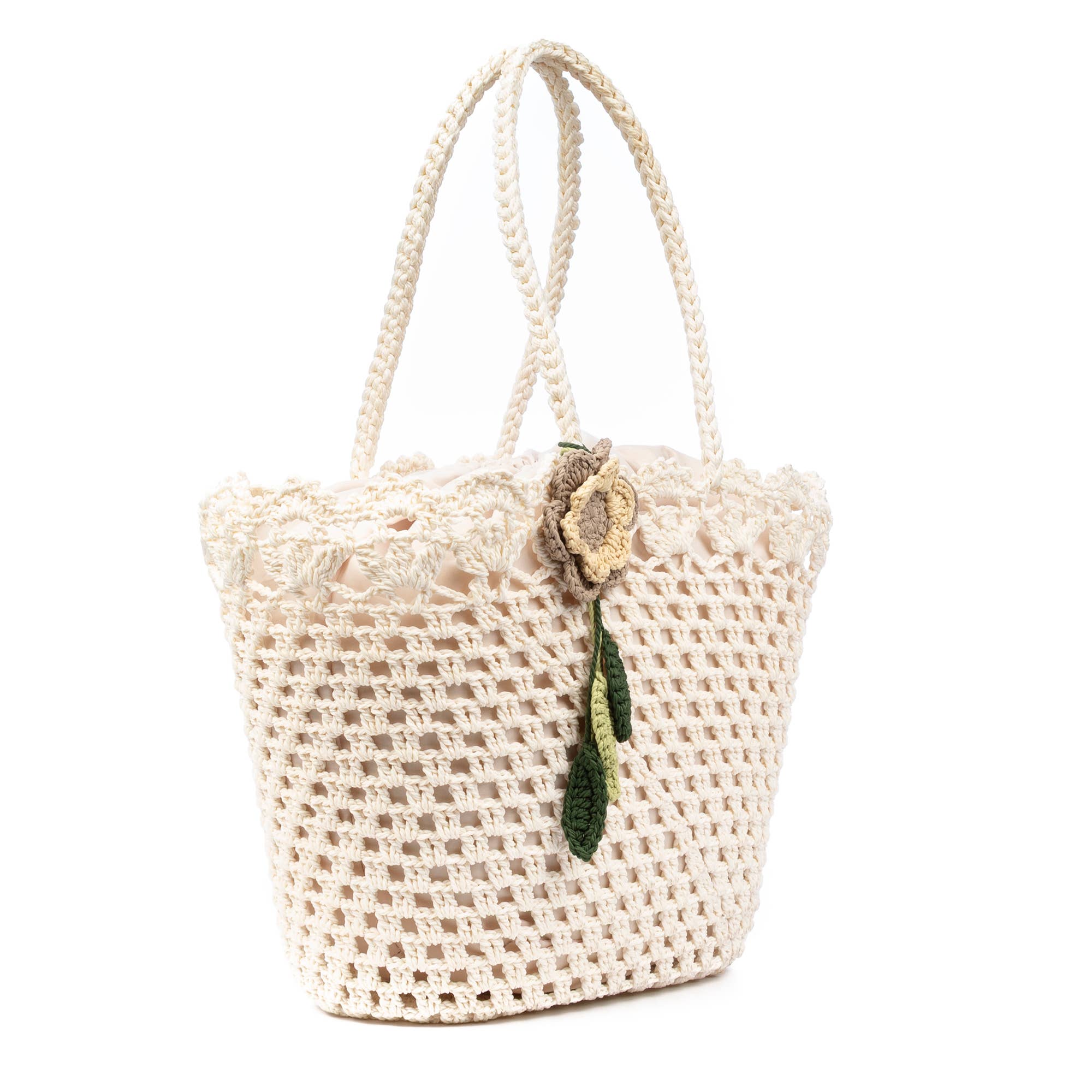 FIRENZE ARTEGIANI - Wholesale Beach Bag - Zeccone women's shoulder bag. Made of cotton, with tassel.1