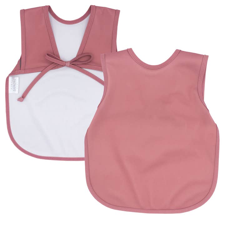Solid Blush Minimalist Bapron for wholesale by BapronBaby