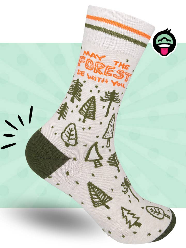 May The Forest Be With You Socks | Unisex | Nature | Funatic and other Purchase Wholesale sock it up. Free Returns & Net 60 Terms on Faire trending on Faire.