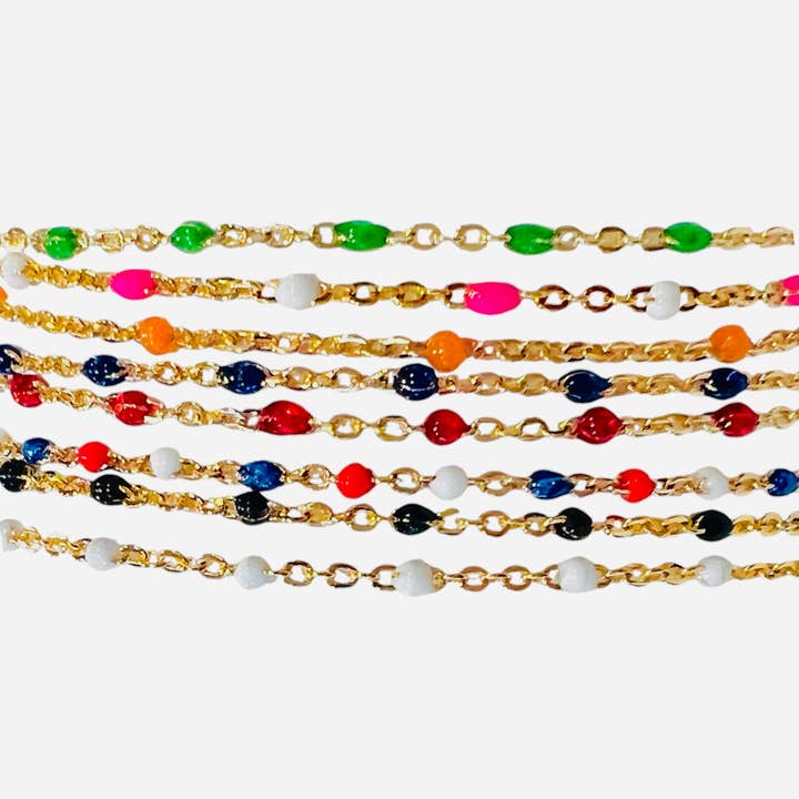 Bracciale Daphne in Oro Riempito - 9 Opzioni di Colore per la vendita all'ingrosso da parte di Sissy Yates Designs