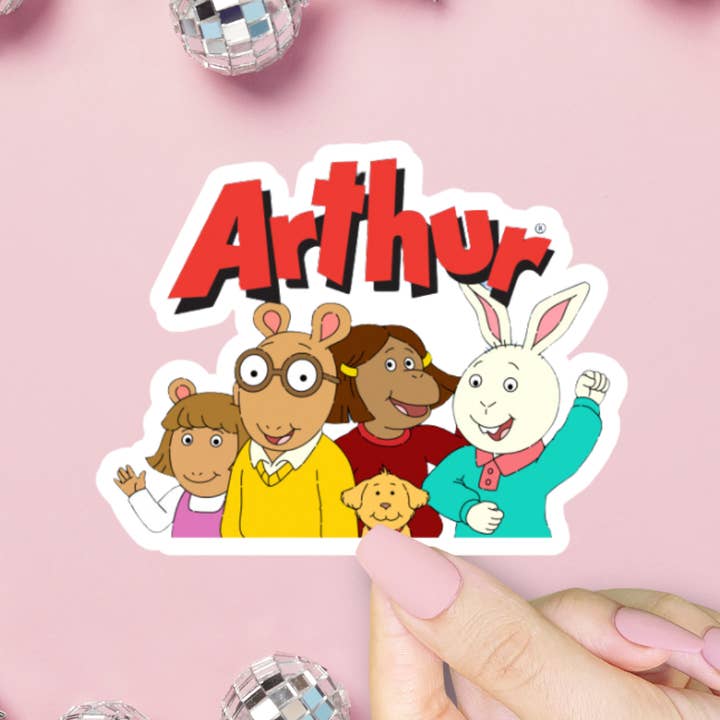 ShopSourSweetener - Wholesale Sticker - Arthur Sticker, 90s Children Show, D.W. Buster Francine