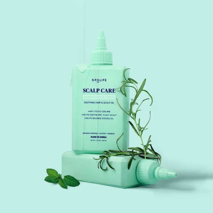 My Spa Life - Wholesale Haarolie - Hoofdhuidverzorging Rozemarijn en munt Kalmerende olie voor haar en hoofdhuid