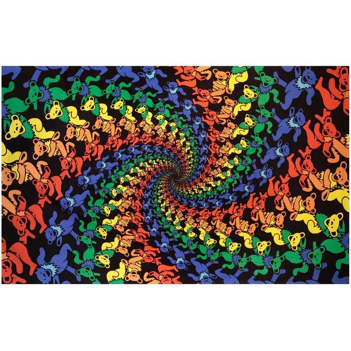 Grateful Dead - Spiral Bears Gobelin for engroshandel hos Official Store