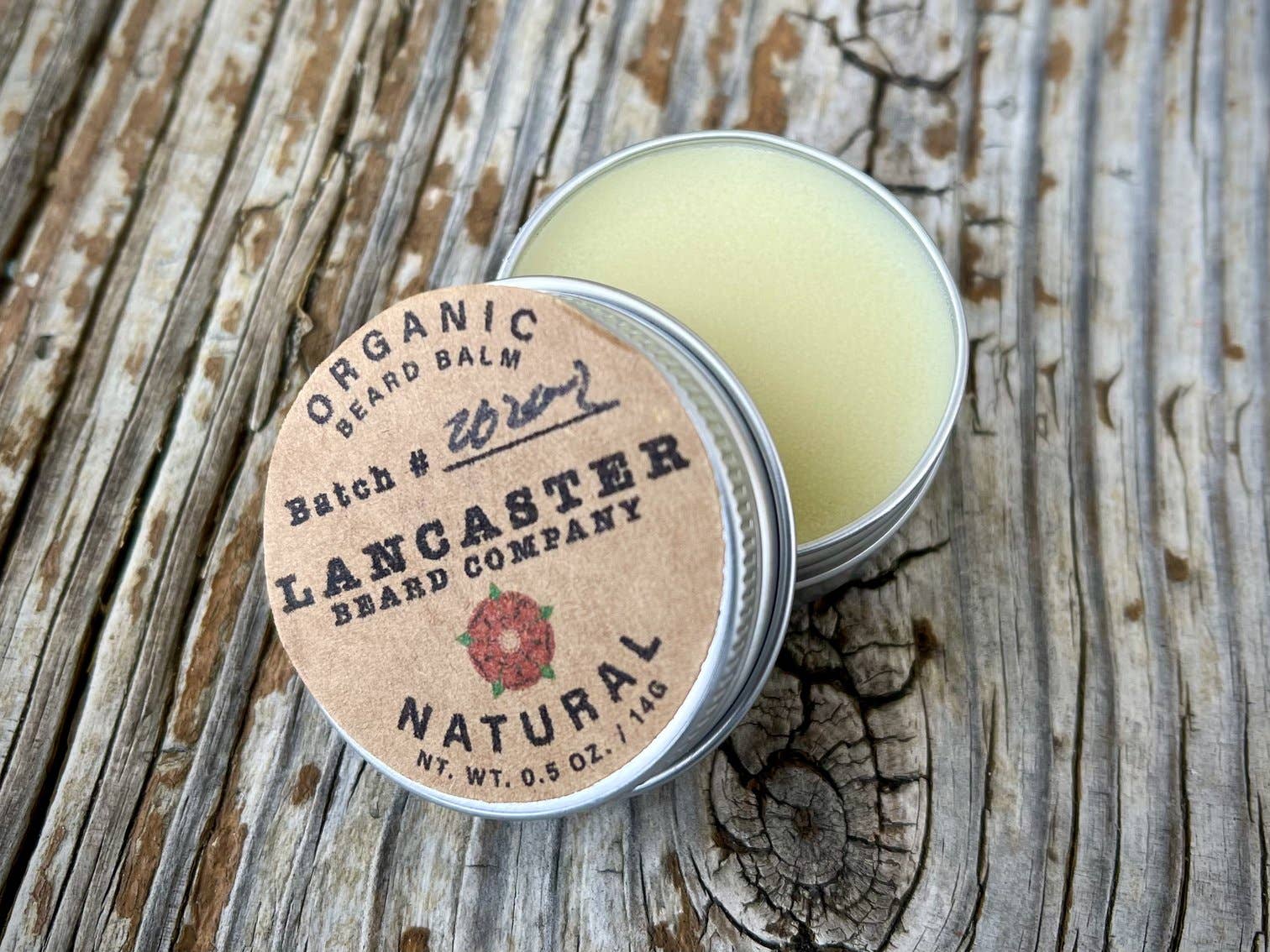 Lancaster Beard Company - Wholesale Beard Styling Product - Natural (Unscented) Organic Beard Balm0