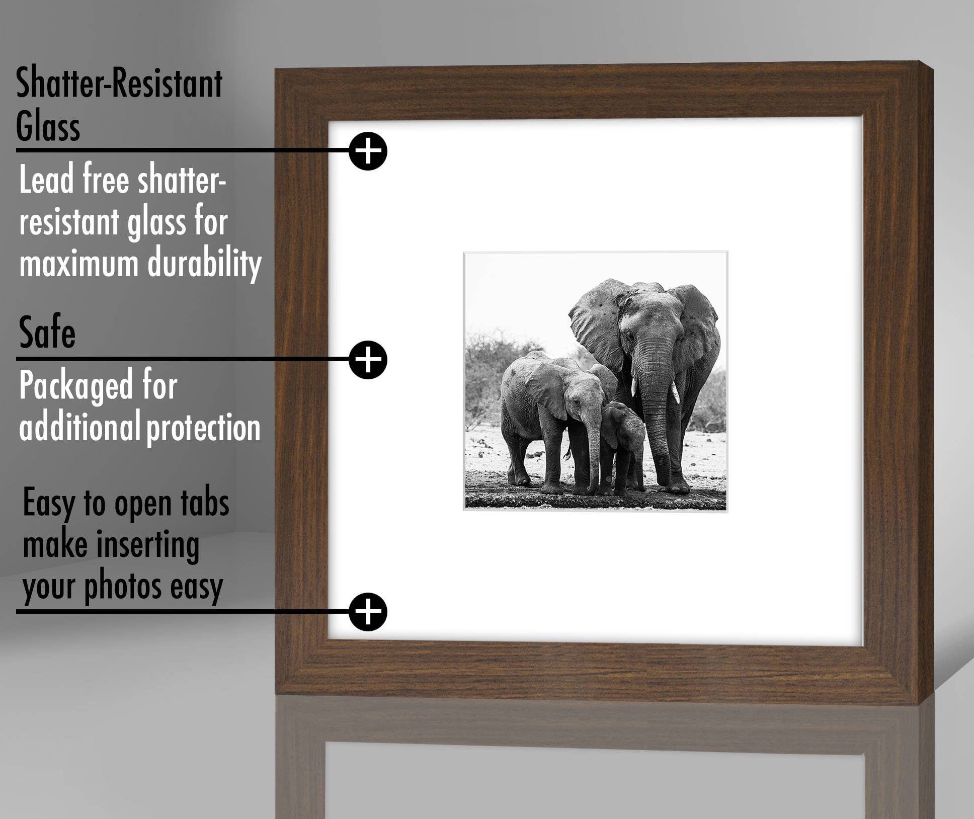 Americanflat - Wholesale Picture Frame - Americanflat Picture Frame with Mat Standard Molding39