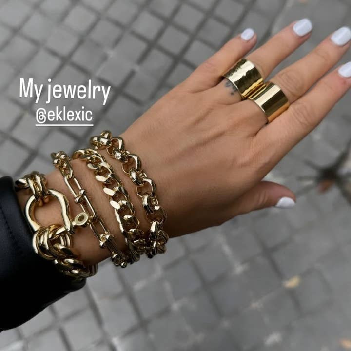 Eklexic - Wholesale Link & Chain Bracelet - VIOLET BRACELET1