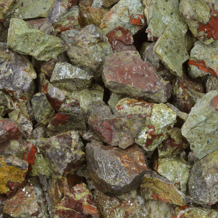 Fantasia Mining - Vendita all'ingrosso Pietra/cristallo spirituale - Rough Dragon Jasper - Africa - Pietre naturali grezze (1 kg)
