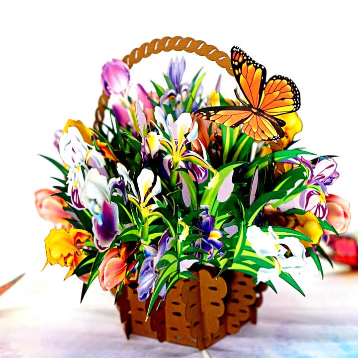 Wonder Paper Art - Wholesale Everyday Greeting Card - Mixed flower Bouquet Pop Up Card5