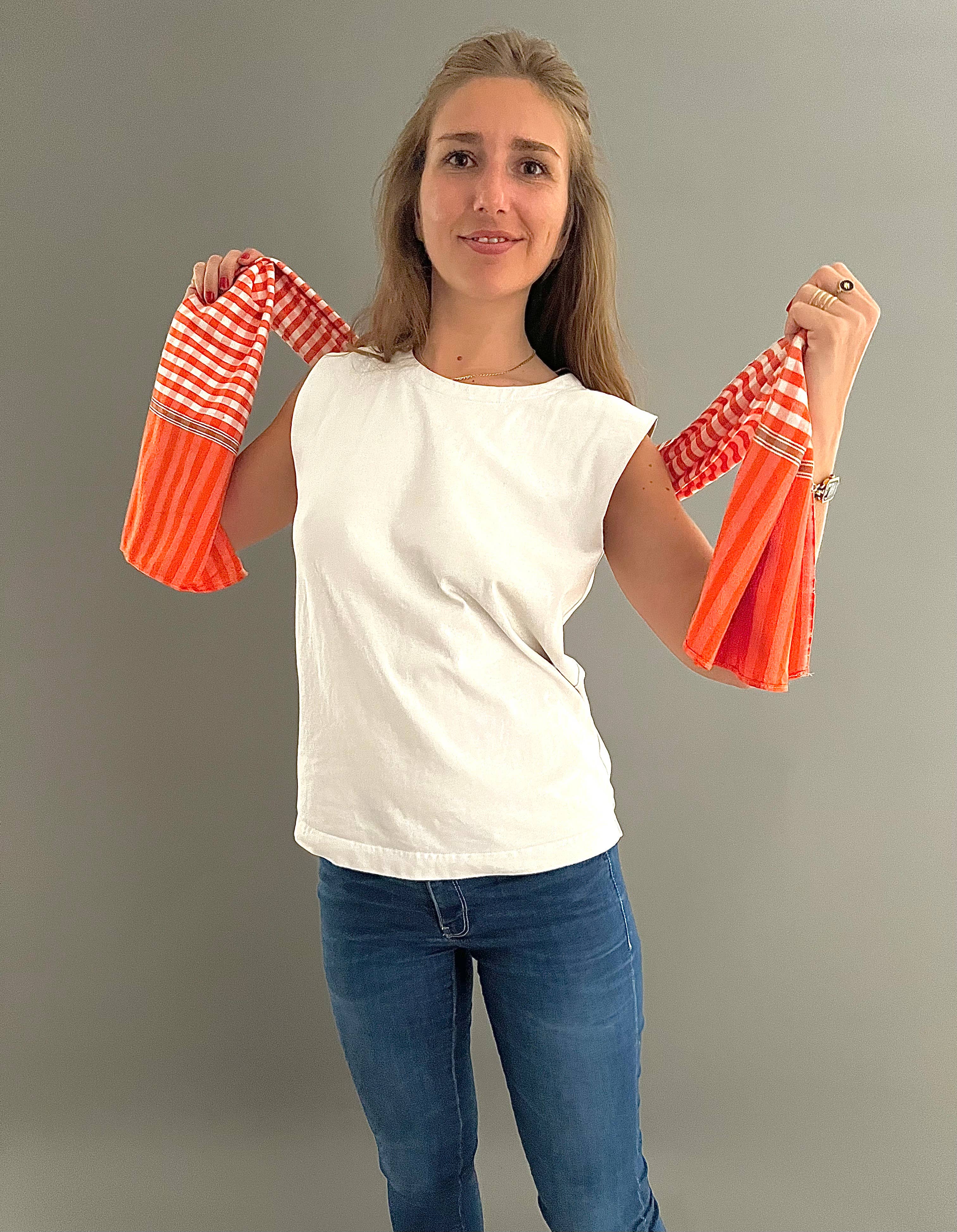 Krama Heritage - Vendita all'ingrosso Sciarpa - Unisex - L'arancia Krama Pop9