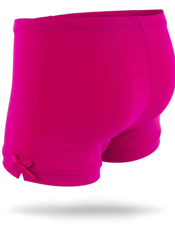 Monkeybar Buddies - Wholesale Shorts - Kids - Fuchsia Forever Girls Spandex Shorts