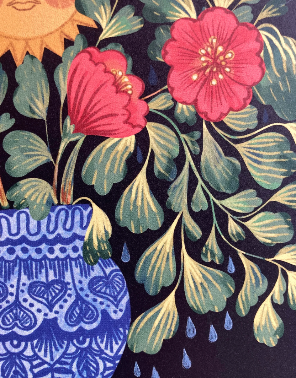 Serena Niesley - Wholesale Art Print - Sun, Rain, and Flowers On My Table (8x8 print)1