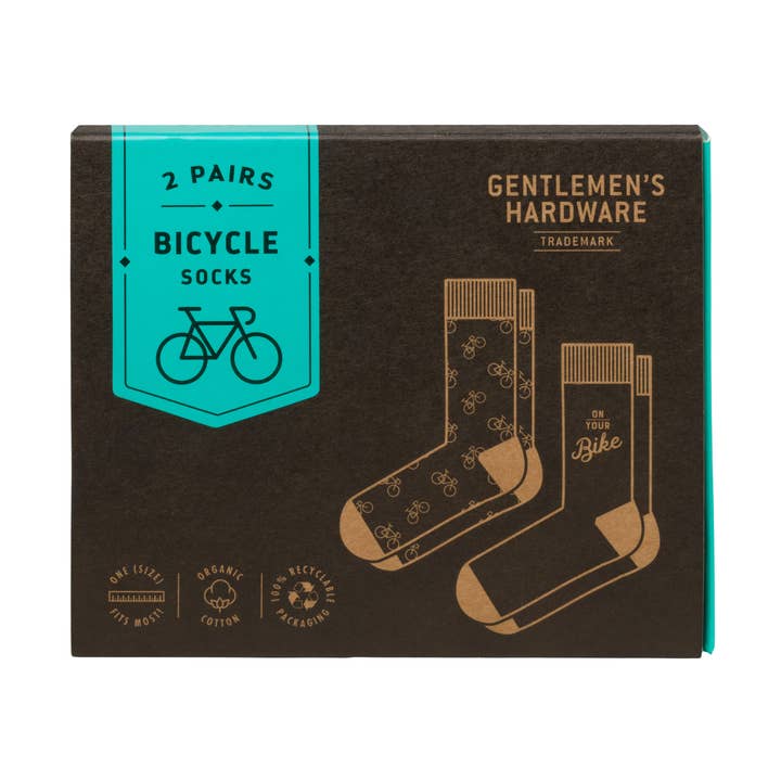 Bike Socks, Set of 2 for wholesale by Gentlemen's Hardware