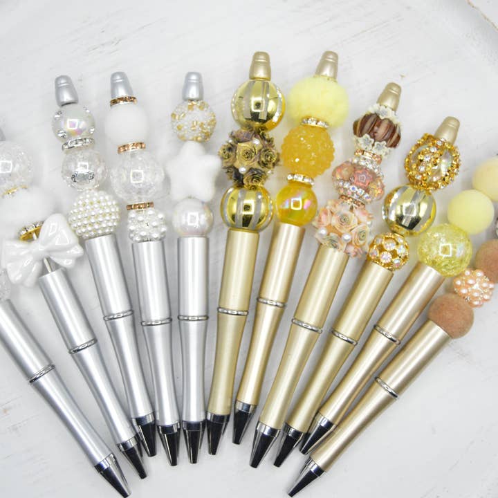 Beaded Pens, Acrylic Beaded Pens, Writing Pens, Stationary and other Purchase Wholesale custom ink pens. Free Returns & Net 60 Terms on Faire trending on Faire.