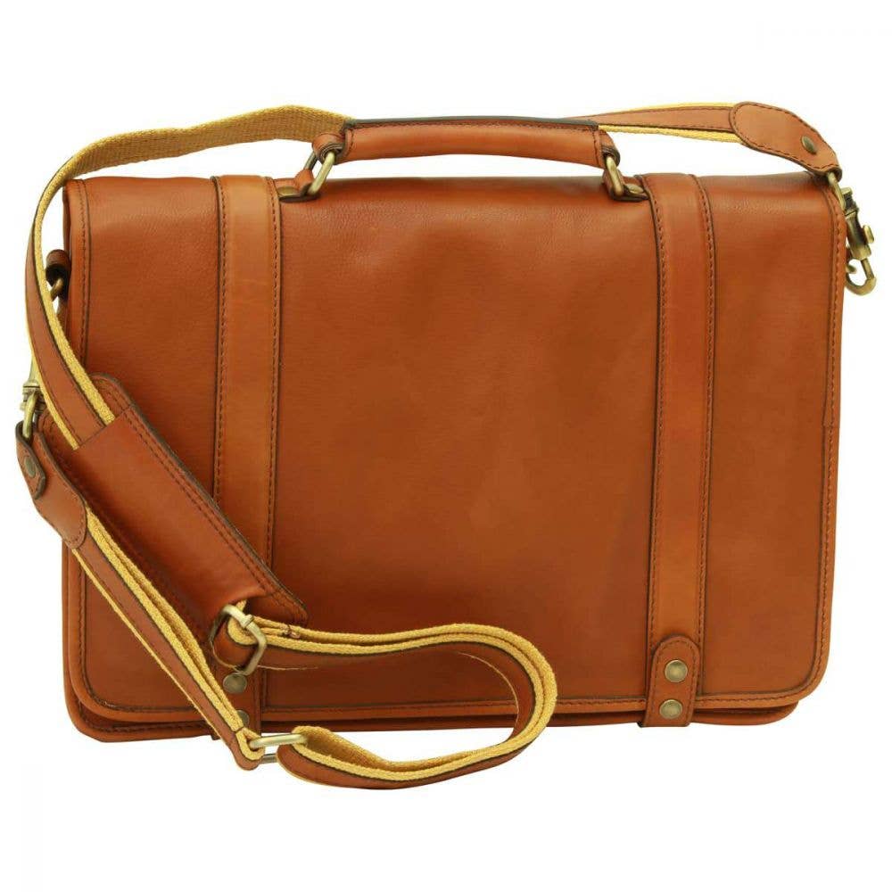 Old Angler Firenze - Wholesale Briefcase - Unisex - Calfskin Nappa Leather Briefcase4
