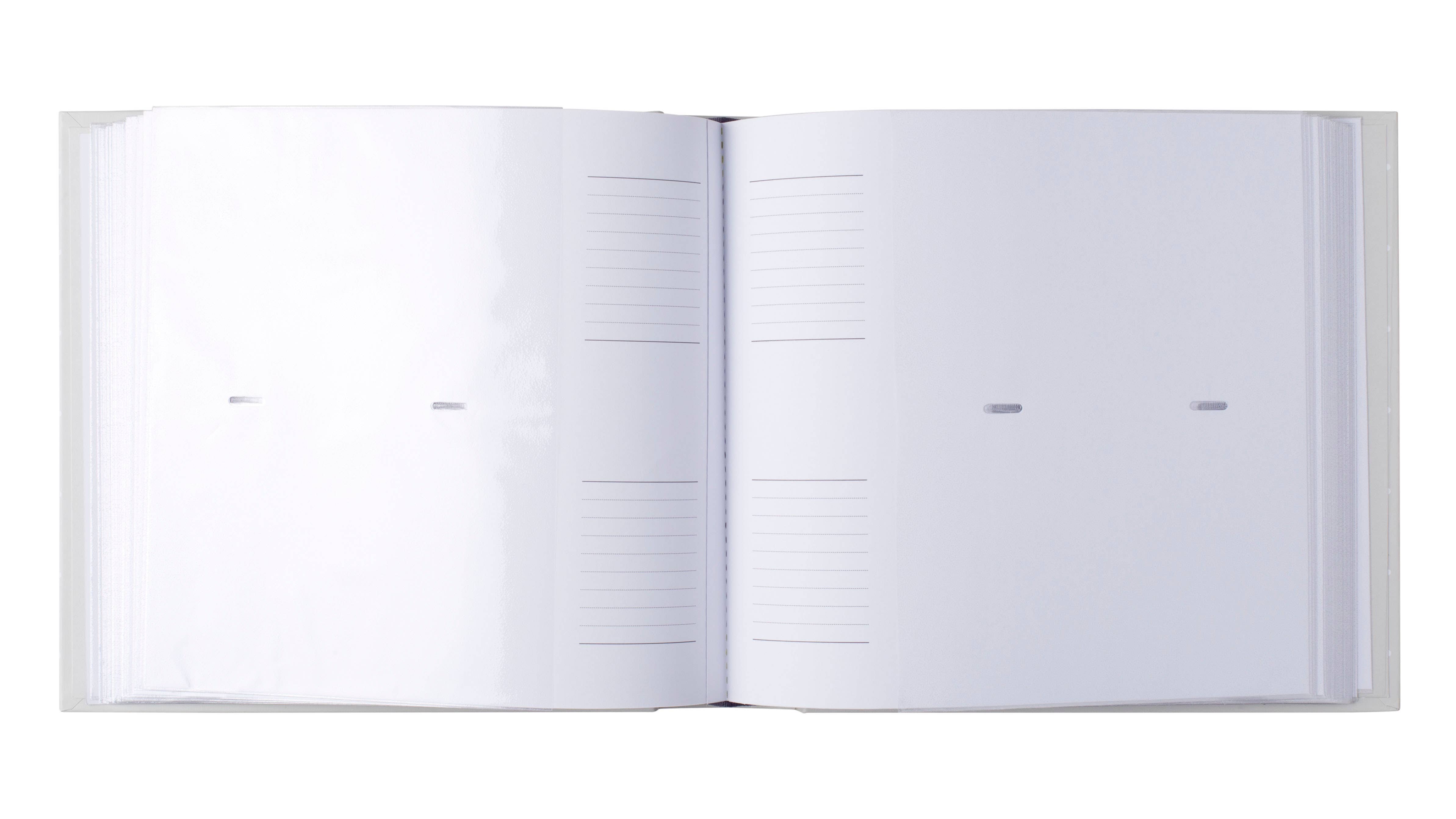 Pearhead - Wholesale Photo Album - Kids & Baby - Baby Photo Album with Guided Journal Pages, Gray Polka Dots2