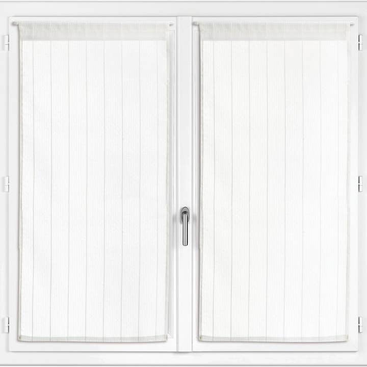 Housse De Rêve - Wholesale Curtain - Set of 2 sheer curtains 70x190 cm Polyester White