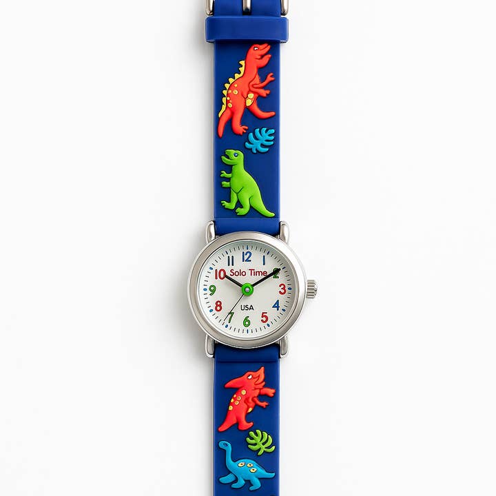 Solo Time USA - Wholesale Wrist Watch - Kids - AN13 - Children's quartz watches with dinosaurs 0