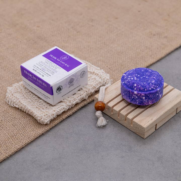 Tradição Natural – wholesale Shampoo puck/solid shampoo – Purple solid shampoo - Handmade - 70 g3