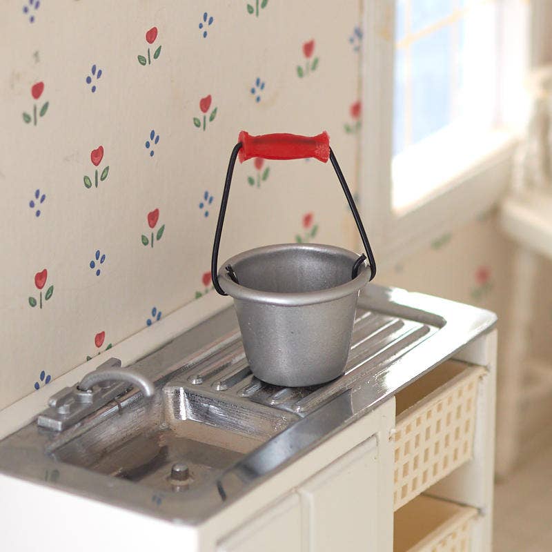 Factory Direct Craft - Wholesale Bucket/Pail - 1-1/2" Miniature Silver Bucket1