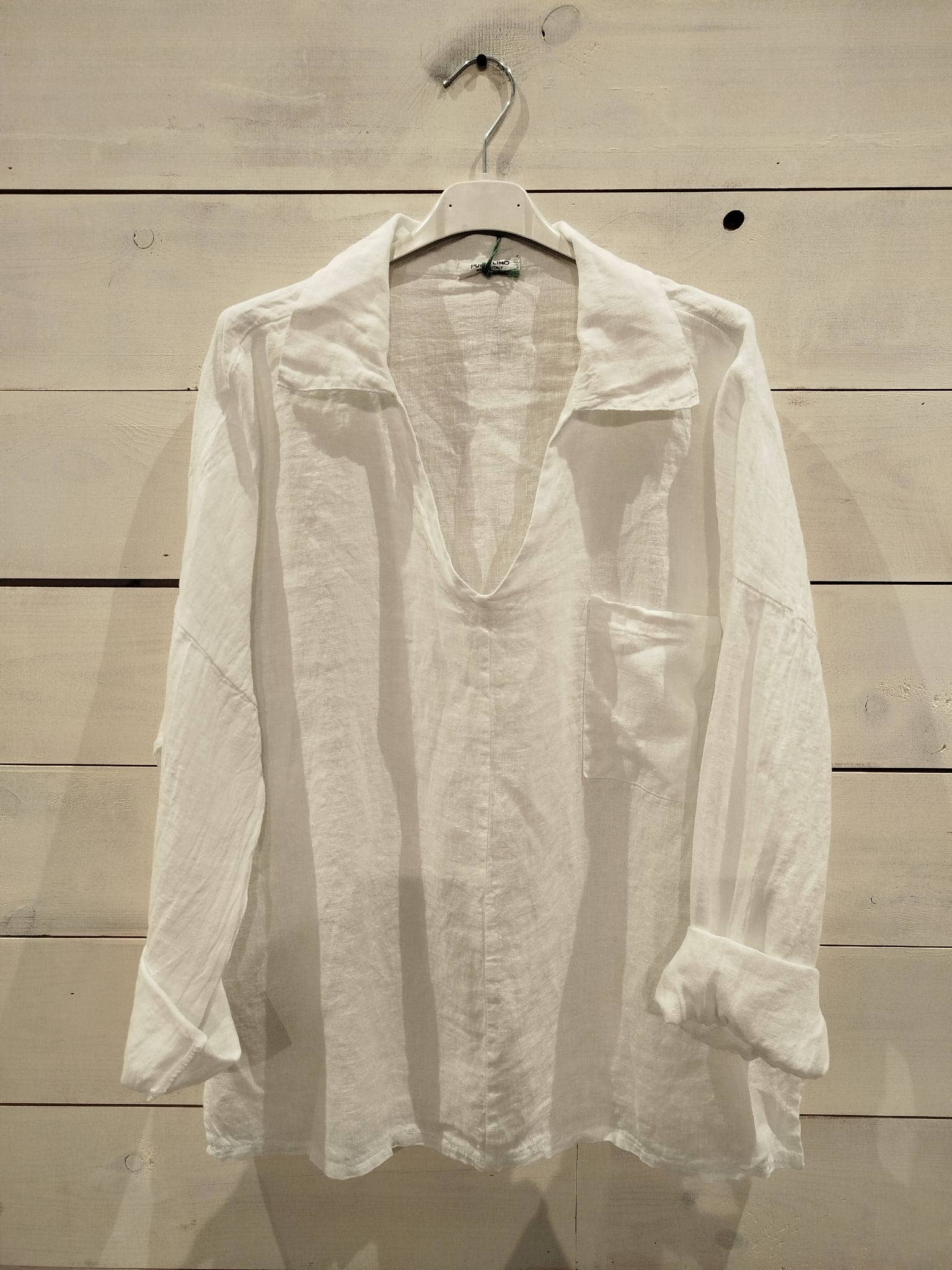 Linos y Textiles - Wholesale Blouse - Women's - REF-17720 Blouse with one pocket2