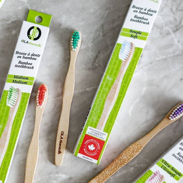 OLA Bamboo - Wholesale Toothbrush - Made in Canada - Bamboo Toothbrushes
