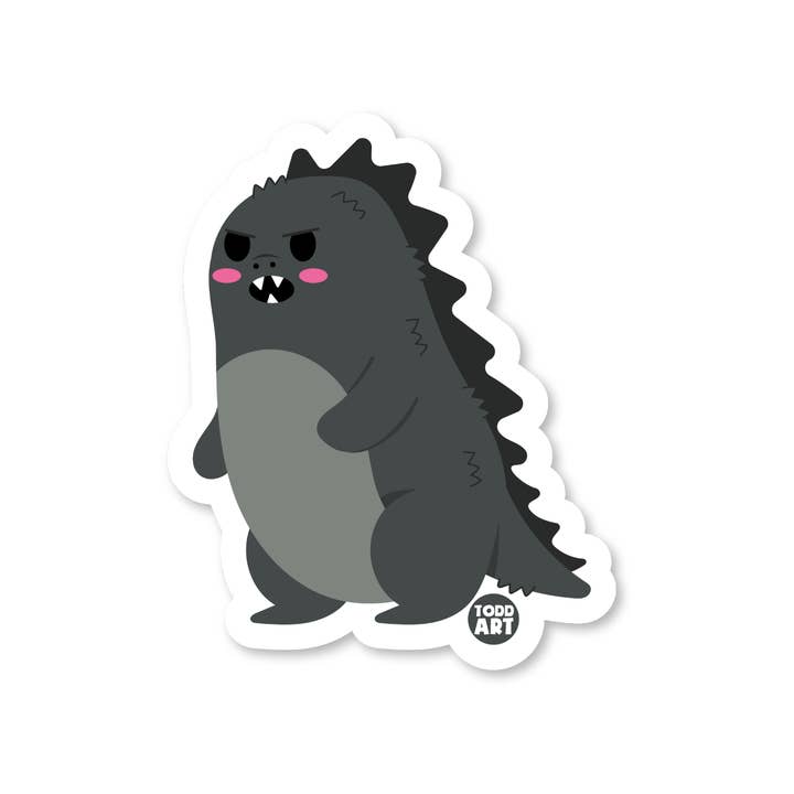 Kalan - Wholesale Sticker - Boo Boo Buddies Sticker - Godzilla