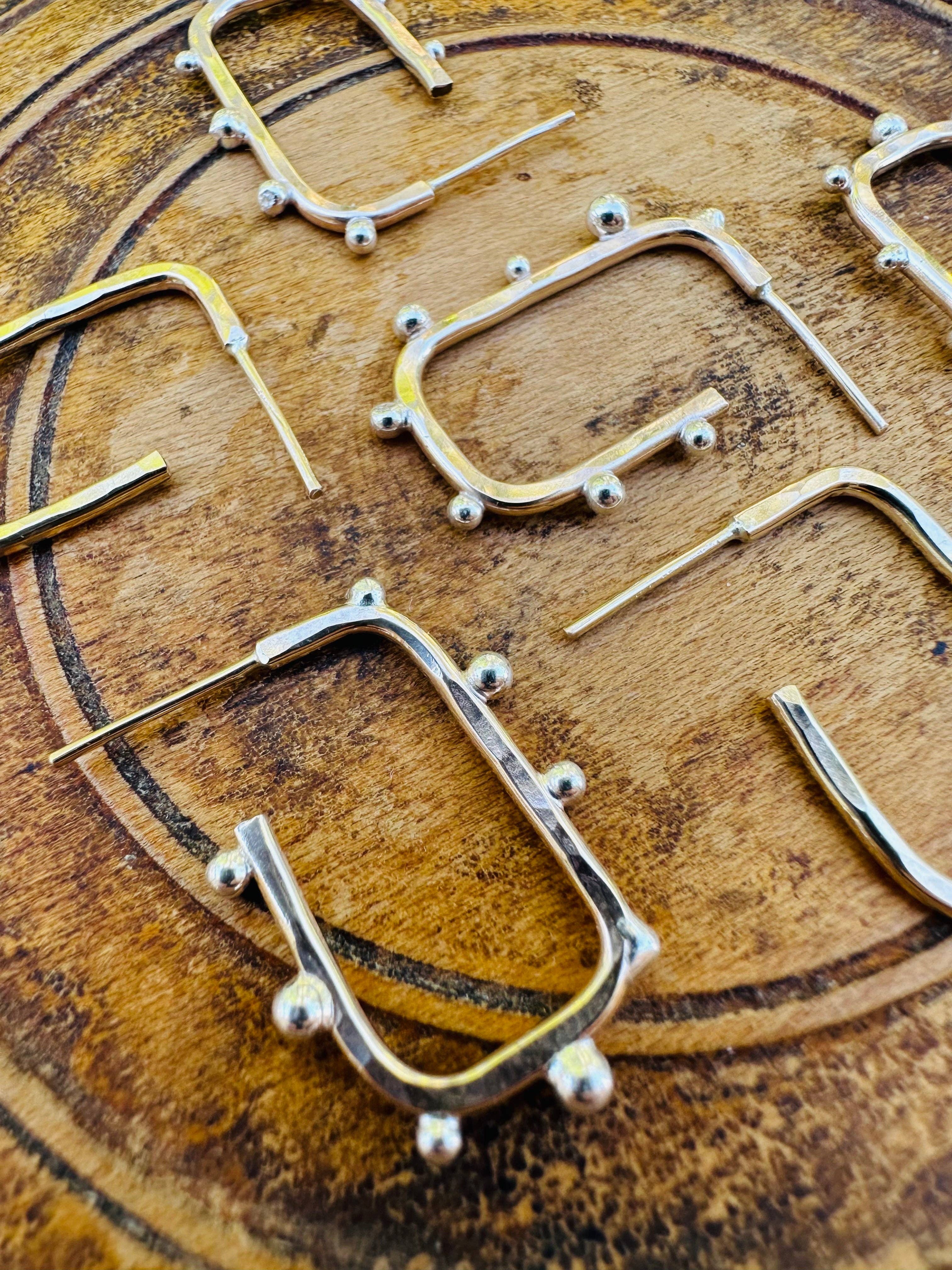 Notions of Lovely - Wholesale Hoop Earrings - Roma Hoops ~ 14k Gold Fill & Sterling Silver1