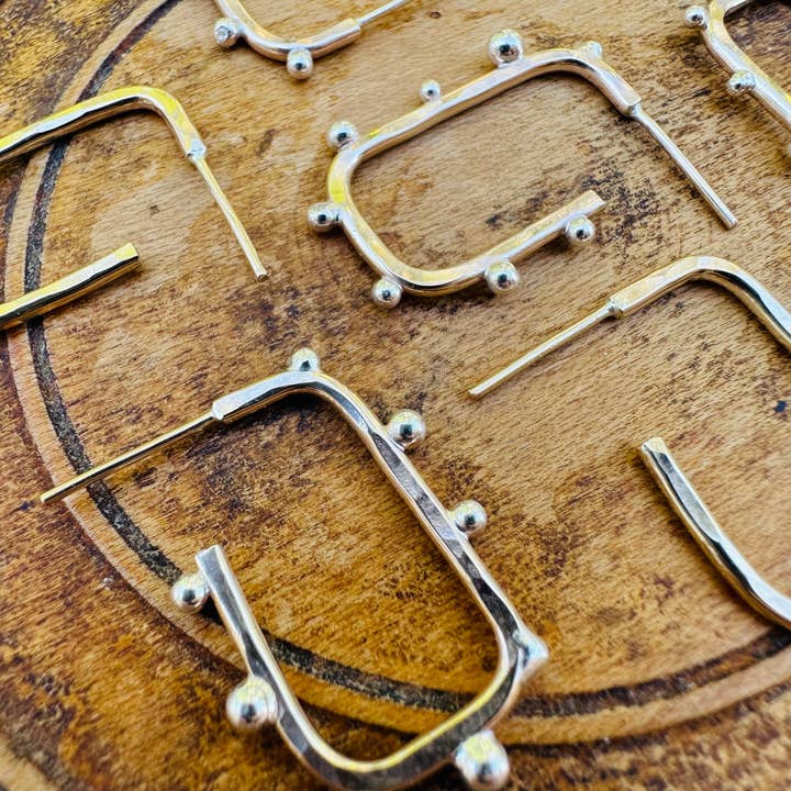 Notions of Lovely - Wholesale Hoop Earrings - Roma Hoops ~ 14k Gold Fill & Sterling Silver1