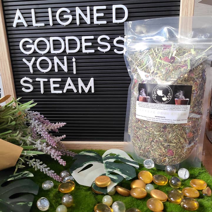 Goddess Yoni Steam for wholesale by Aligned Herbally