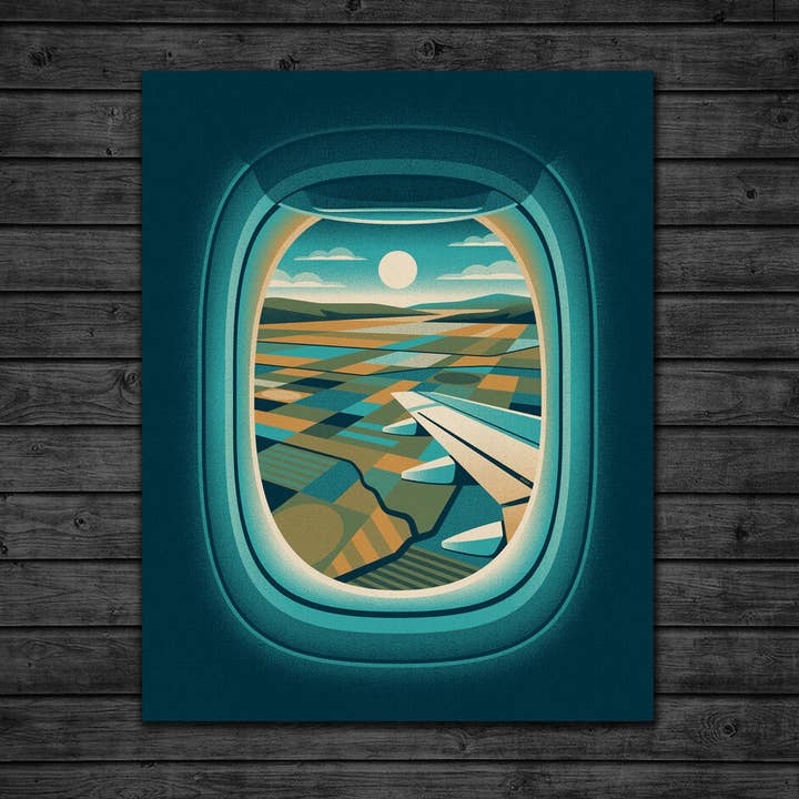 Farmland - Sérigraphie quadrichromie 11 x 14 pouces pour la vente par DKNG Studios