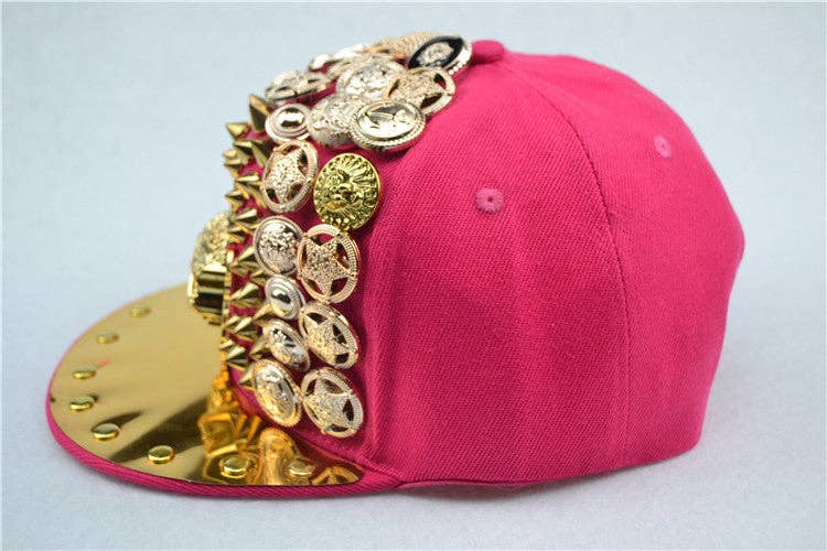 Red Skull Coins Hiphop Cap C0275 for wholesale on Faire10