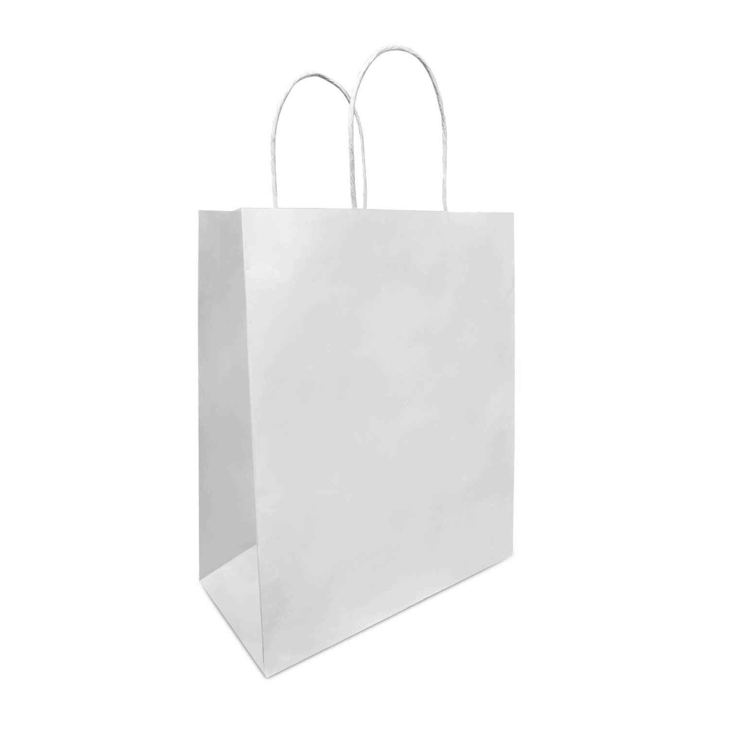 Kis Paper - Wholesale Gift Bag - Debbie 10x5x13 inches White Paper Bags Twisted Handles1