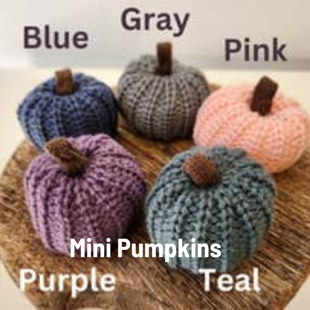 Your Heart's Content - Vente Décorations de table - Citrouille colorée en tricot pour la décoration d'automne à la maison, cadeau attentionné, meilleur13