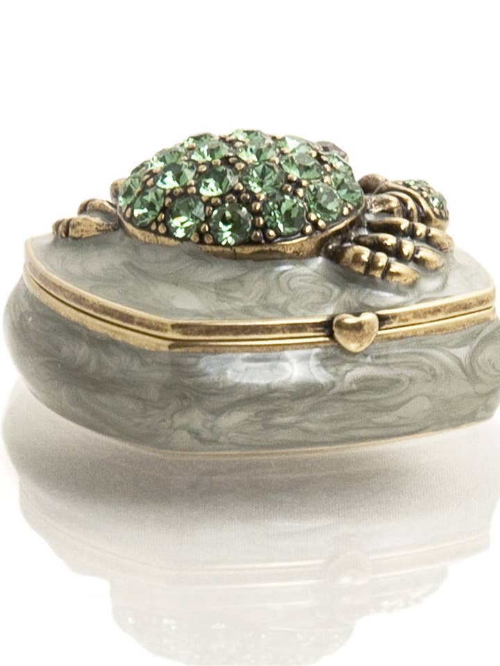 Krystal Krabbe Firkantet Skattekiste for engroshandel hos Value Arts