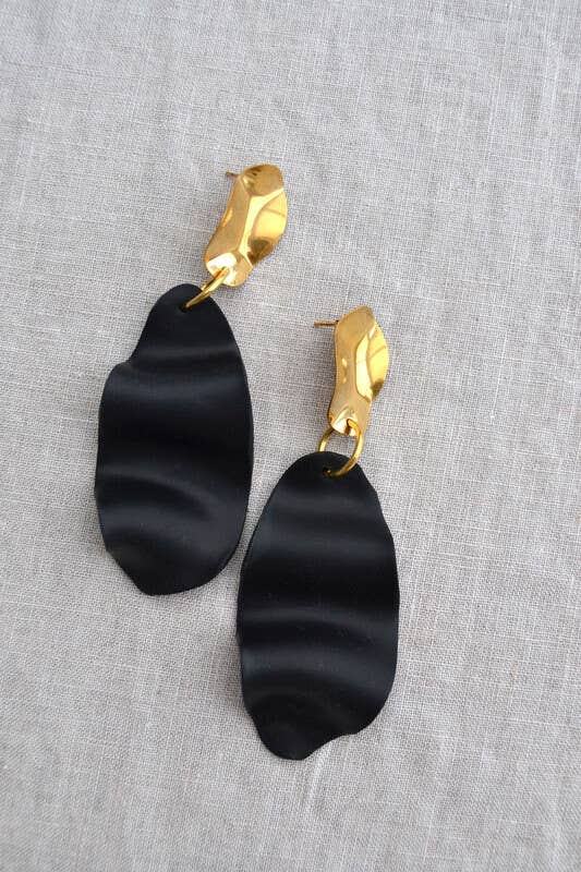 Jewelry By Elina Dahl - Wholesale Dangle Earrings - Earring wave exclusive, black.6