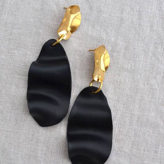 Jewelry By Elina Dahl - Wholesale Dangle Earrings - Earring wave exclusive, black.6