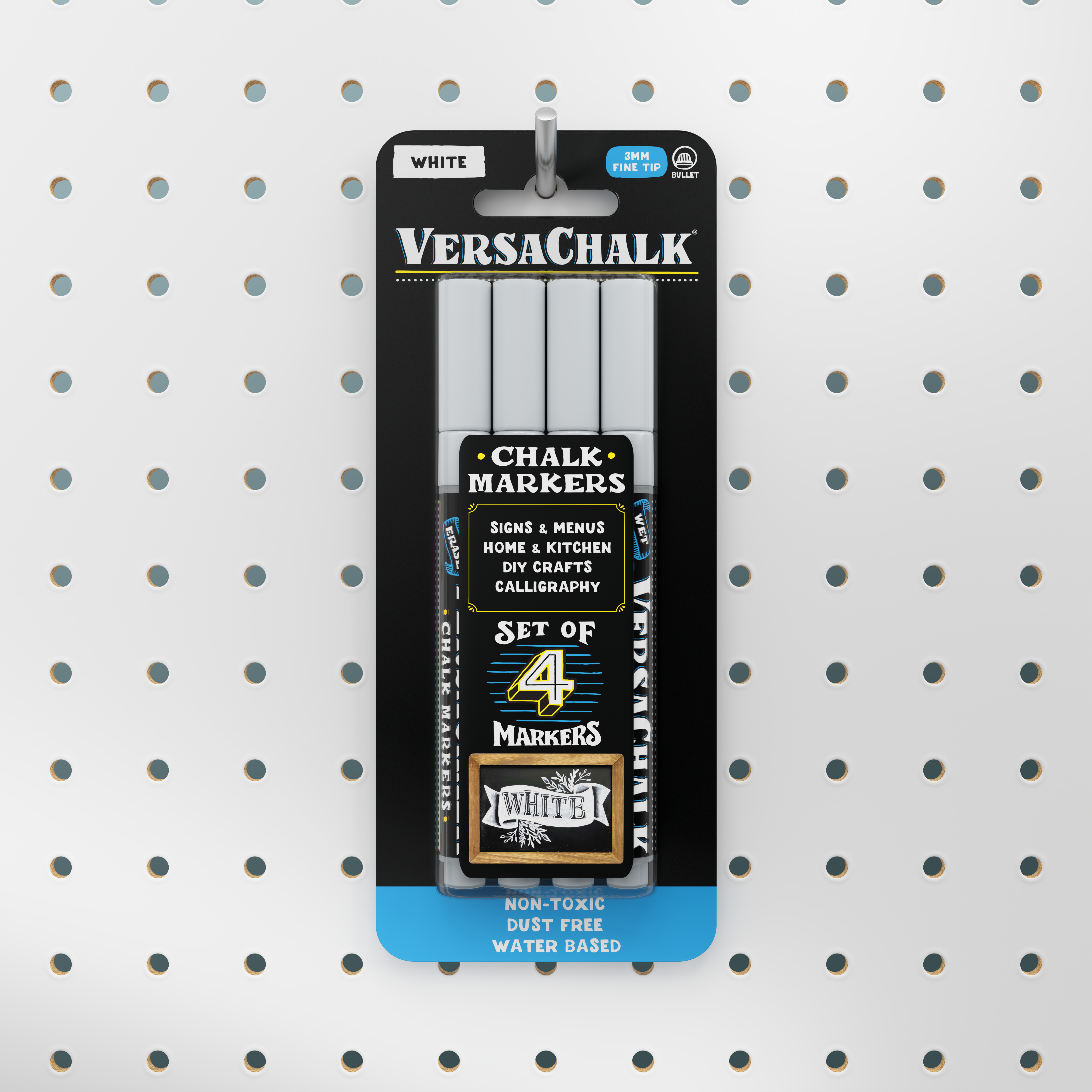 VersaChalk - Wholesale Marker - White Liquid Chalk Markers, Set of 412