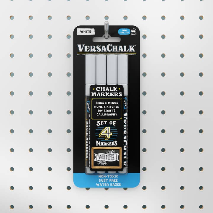 VersaChalk - Wholesale Marker - White Liquid Chalk Markers, Set of 412