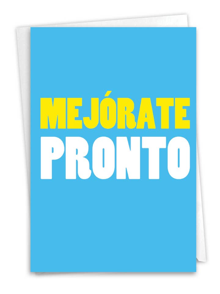 Carte Get Well - Big Mejorate Pronto pour la vente par NobleWorks