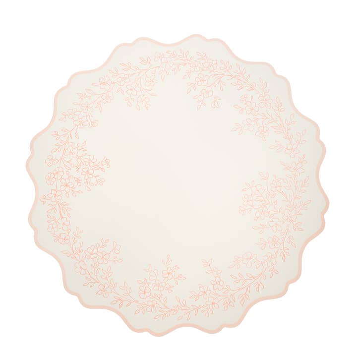 Élégance Florale Sets de Table Roses pour la vente par Gatherings by Curated Paperie