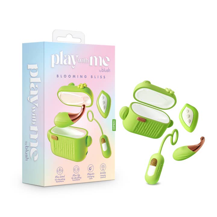 Play With Me Blooming Bliss - Mini Massage Wand & Egg Vibe for wholesale by Blush