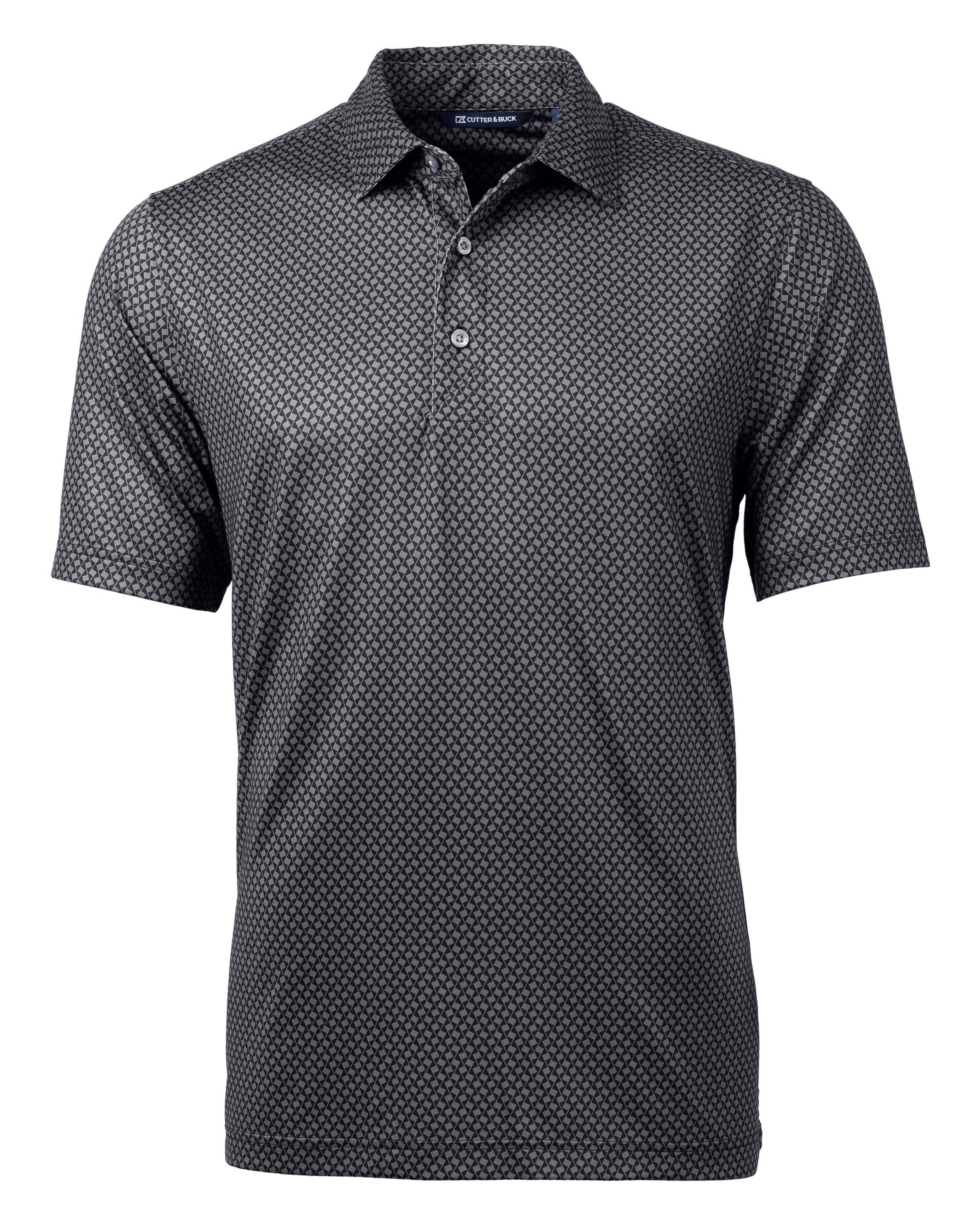Cutter & Buck - Wholesale Polo - Men's - Cutter & Buck Pike Banner Print Stretch Men's Polo0