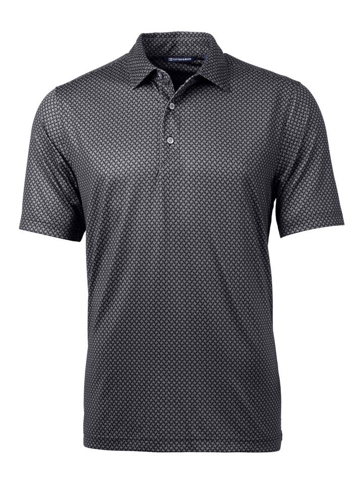 Cutter & Buck - Wholesale Polo - Men's - Cutter & Buck Pike Banner Print Stretch Men's Polo