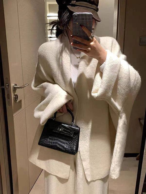 Marayn - Wholesale Lounge Set - Women's - 2025 Autumn Luxury Lounge Knit Set Chic Oversized Style30