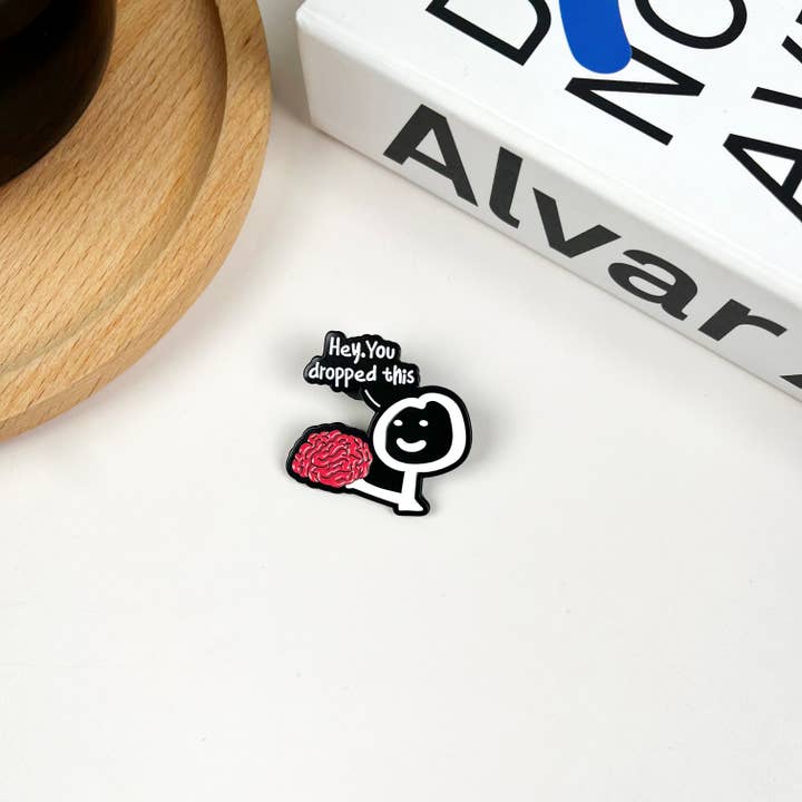 Funny Brooch Badge Creative Bag Accessories for wholesale by SoapElenGlen